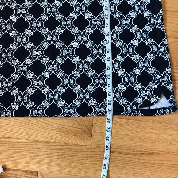 Crown & Ivy Blue & Cream Lightweight Dress NEW W/Tags - Picture 10 of 13